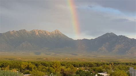 Rainbow in the Santa Rita Mountains Green Valley, AZ 08212016 - YouTube