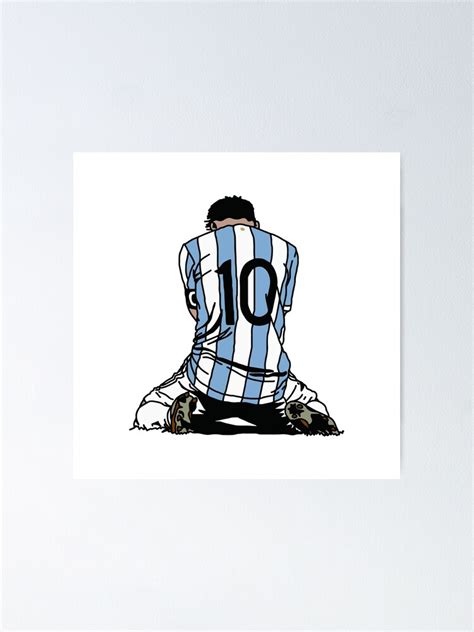 "Messi Crying Copa America Moment" Poster for Sale by ButterDearie ...