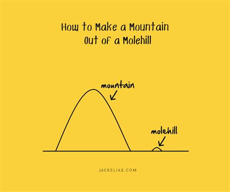 How to Make a Mountain Out of a Molehill | Jack Elias: Author, Trainer ...