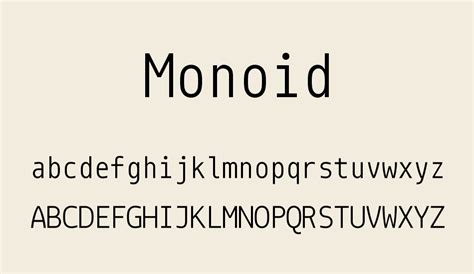 Monoid font - Monoid font download