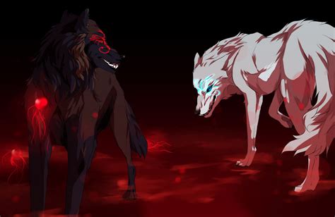 Hati And Skoll by cy-krio on DeviantArt