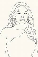 Free Printable Jennifer Lopez Coloring Page  sketch template