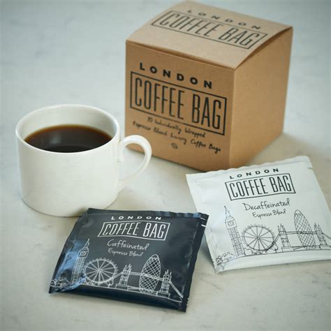 coffee bag 10 sachet gift box by london coffee bag | notonthehighstreet.com