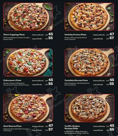 Menu at Ovenstory Pizza (Rebel Foods) restaurant, Dubai, DSO Hostel ...