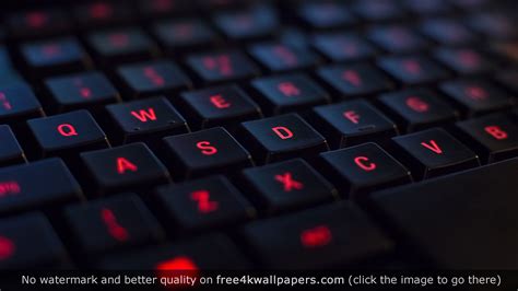 WASD Red 4K wallpaper | Desktop wallpaper, Keyboard themes wallpaper ...