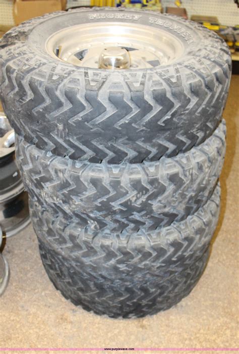 (4) Mickey Thompson Baja belted 31 x 11.5-16 tires in Ottawa, KS | Item AU9032 sold | Purple Wave