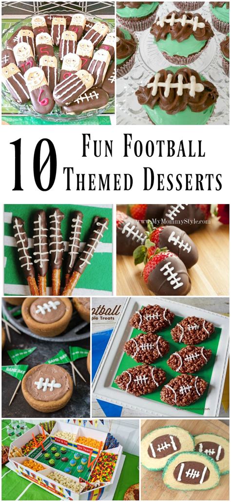 10 Football Themed Game Day Desserts - My Pinterventures