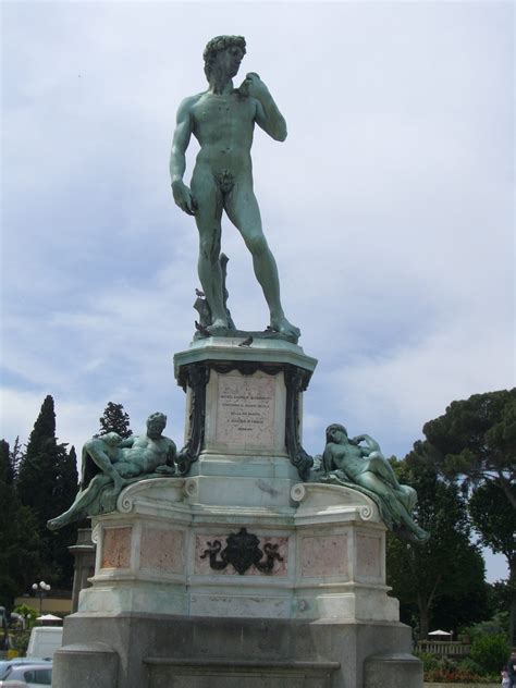 Statue of David, Piazza Michelangelo in Florence, Italy | Saint Mary's ...