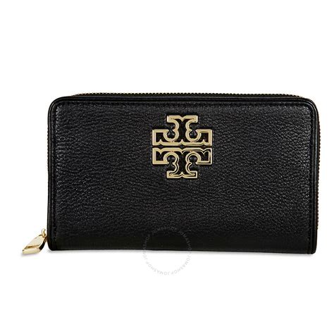 Tory Burch Britten Zip Continental Wallet - Black - Tory Burch ...