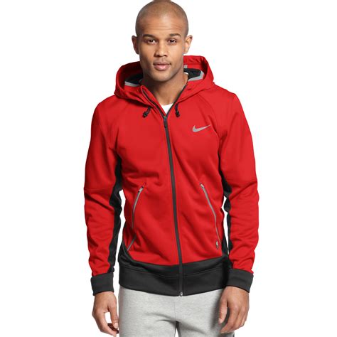 Nike Outdoor Tech Hero Basketball Hoodie in Red for Men | Lyst