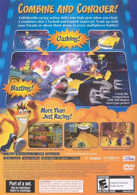 Crash Bandicoot Action Pack cover or packaging material - MobyGames