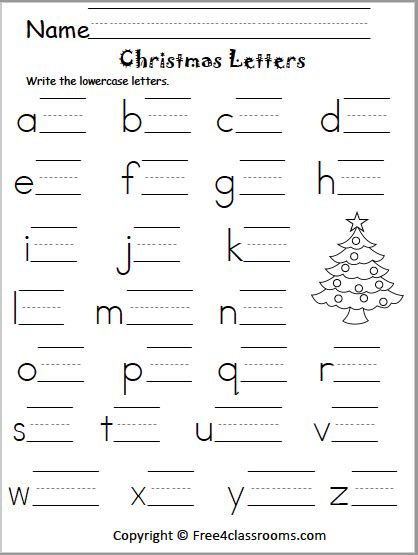 Free Printable Letter Writing Worksheets - Worksheets For Kindergarten