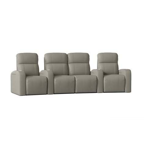 Latitude Run® 131.5'' Wide Home Theater Seating with Cup Holder | Wayfair