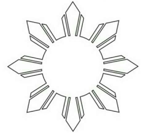 Sunflower Outline Tattoo Design