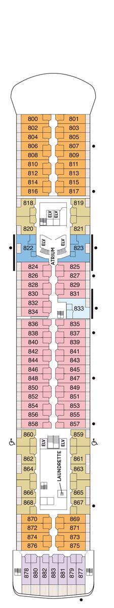 Seven Seas Voyager Deck plan & cabin plan