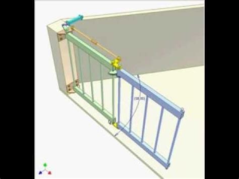 Bi folding gate 1 ||Mechanical Technological Techniques | House gate design, Gate design, Deck gate