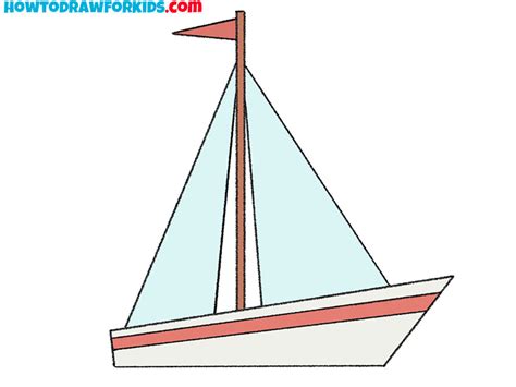 Sailing Boat Drawing