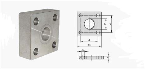 Square Flange - Nissan Steel