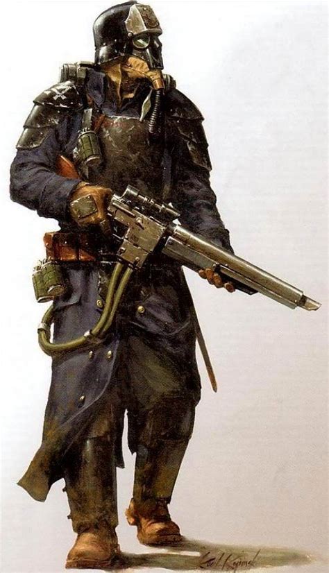 The art of Warhammer 40.000 — Death Korps of Krieg Grenadier.