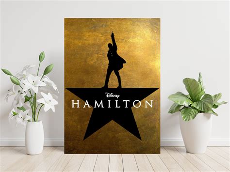 Hamilton Musical Classic Movie Art Large Poster Print Gift in | Etsy