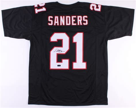 Deion Sanders Signed Falcons Jersey (Radtke COA)