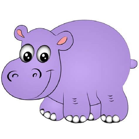 Hippopotamus clipart purple, Hippopotamus purple Transparent FREE for ...