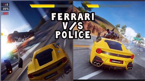 Police Chases Ferrari In Race - YouTube