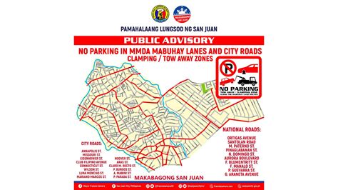 LOOK: San Juan City clamping and tow away zones