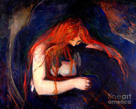 Remastered Art Love and Pain The Vampire by Edvard Munch 20220325 ...