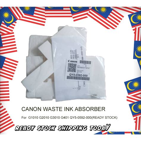 CANON WASTE INK ABSORBER For G1010 G2010 G3010 G401 QY5-0592-000(READY STOCK) | Shopee Malaysia