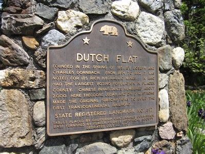 Dutch Flat - Dutch Flat, CA - California Historical Markers on ...