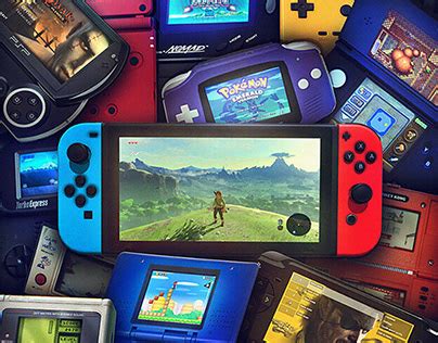 30 Years of Handheld Game Systems | Behance