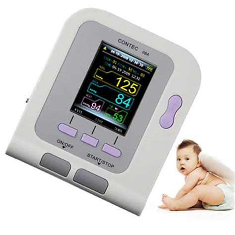 *For Pediatric, SPO2 Ready* Digital NIBP Blood Pressure Monitor CONTEC08A+ Pediatric Cuff+ ...