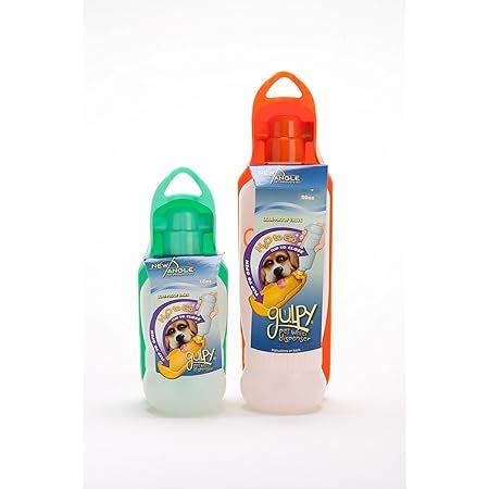 Amazon.com : Gulpy Pet Water Dispenser 2 Pack 20oz and 10oz (colors may ...