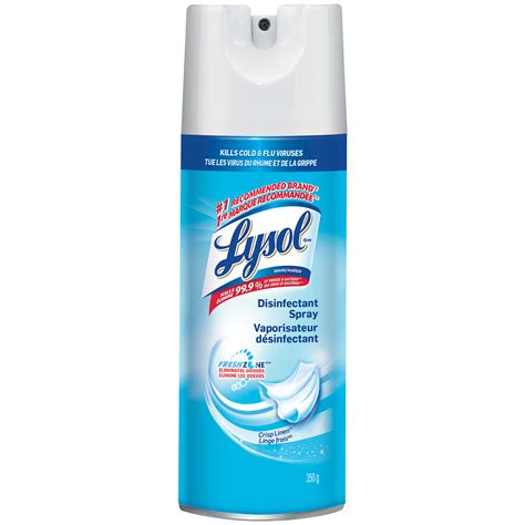 Lysol Disinfectant Aerosol Spray 350g Crisp Linen « Medical Mart