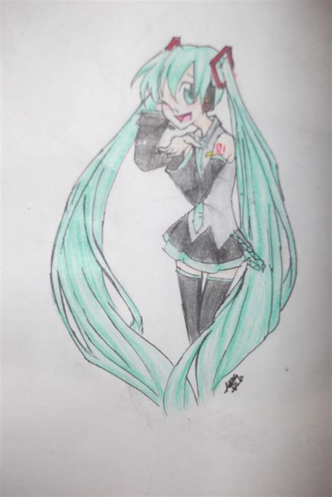 Singing Miku by Annie-Aya on DeviantArt