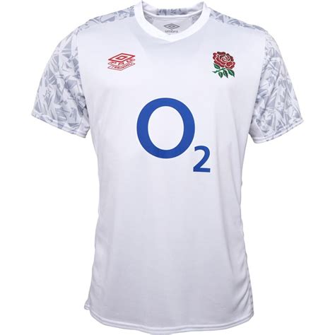 Buy Umbro Mens England Rugby Training Top Brilliant White