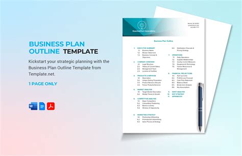 Business Plan Templates In Word Business Plan Downloadable Template ...