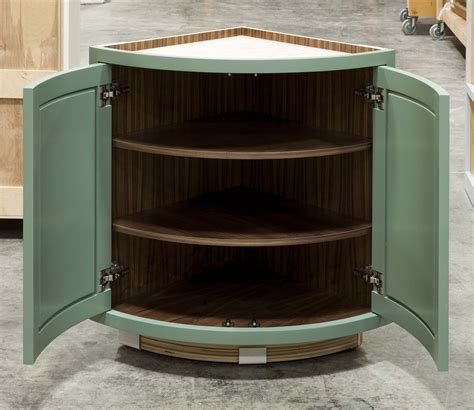 Curved Base Cabinet - Crown Point Cabinetry