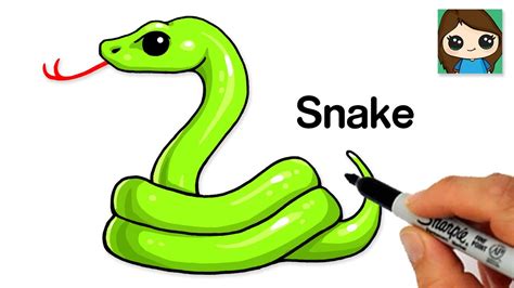 How to Draw a Snake Easy Emoji