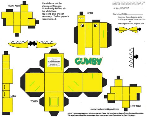 Gumby: Prickle Cubee by TheFlyingDachshund on DeviantArt