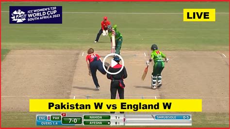 Live T20 Cricket - Pakistan W vs England W (PAK W vs ENG W) - ICC World Cup Women 2023 - PTV ...