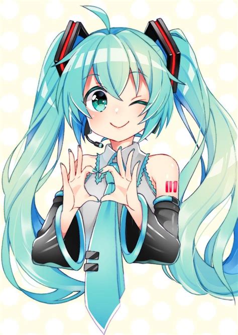 💙初音ミク🎧 | Miku hatsune chibi, Anime chibi, Miku hatsune vocaloid