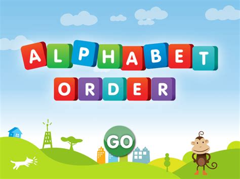 🕹️ Play Alphabet Order Game: Free Online Alphabetical Order Video Game for Kids