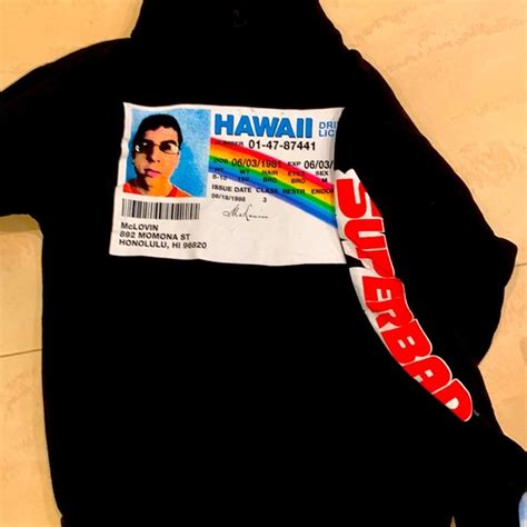 Shirts | Mclovin Id Card Hoodie | Poshmark