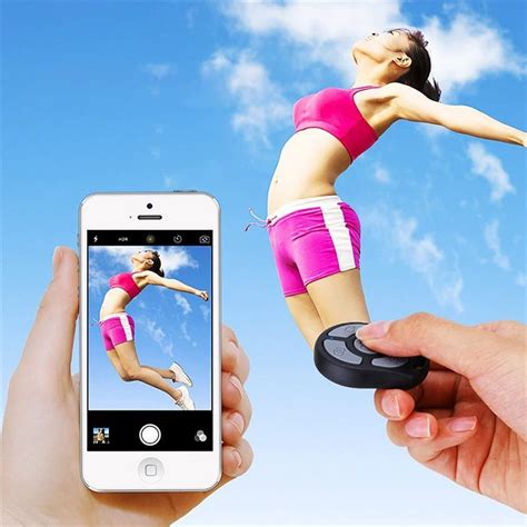 2021 Newest 5 Key Selfie Shutter Bluetooth Remote Control Self Timer ...