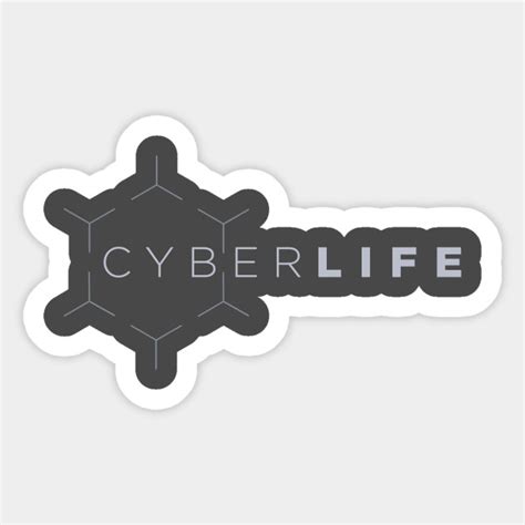 Cyberlife logo (No Background) - Cyberlife - Sticker | TeePublic