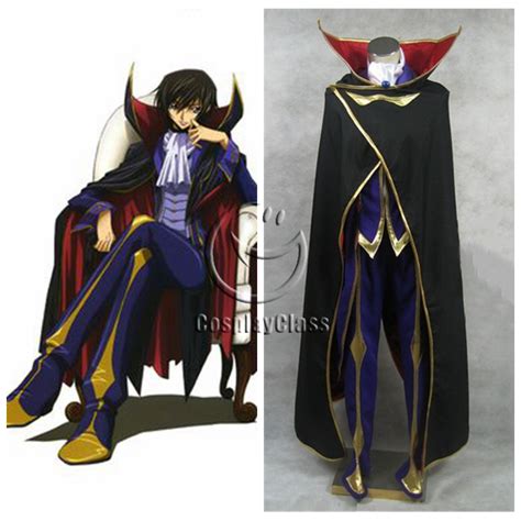 Code Geass: Lelouch of the Rebellion R2 Zero Lelouch Lamperouge Lelouch·vi·Britannia Cosplay ...