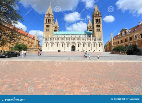 Pecs Cathedral, Hungary stock image. Image of church - 143922975