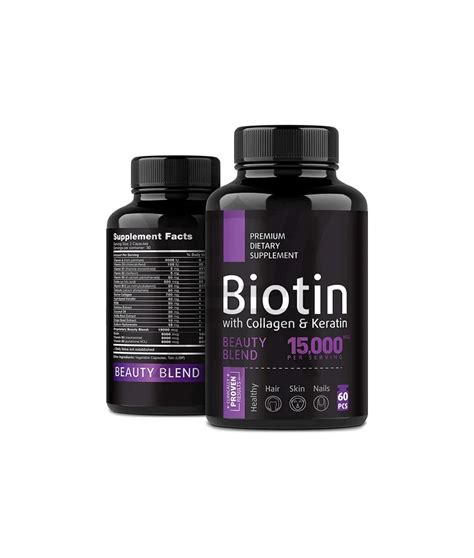 Private Label Biotin Keratin Collagen Supplements For Healthy Hair Skin And Nails Suitable For ...